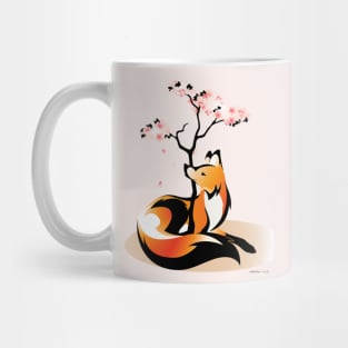 Sakura Kitsune Mug